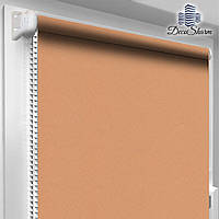 Рулонные шторы на окно с балконом "Oasis" Блекаут Корал ТЕРМО