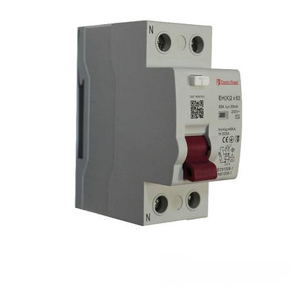 ElectroHouse УЗО 2P 63A 30mA 230-400V IP20, фото 2