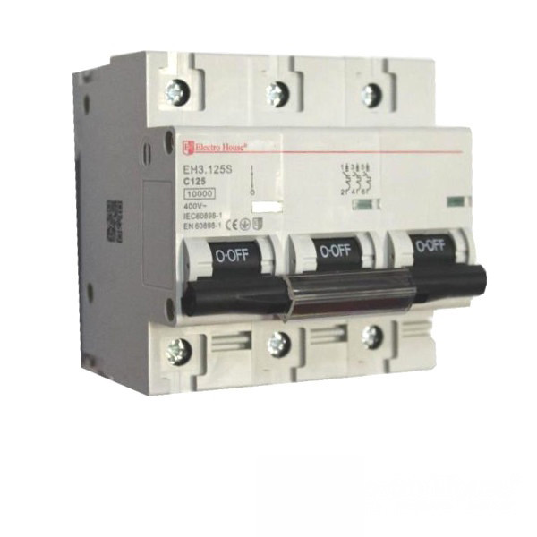 ElectroHouse Автоматичний вимикач силовий 125A 4,5 kA 230-400V IP20