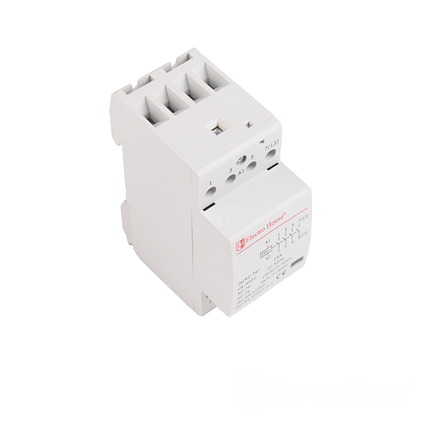 ElectroHouse Контактор модульный 4P 25A 220-230V IP20 4НО, фото 2