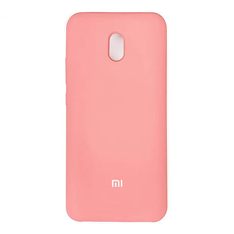 Чохол Silicone Case на Xiaomi Redmi 8A Pink, фото 2