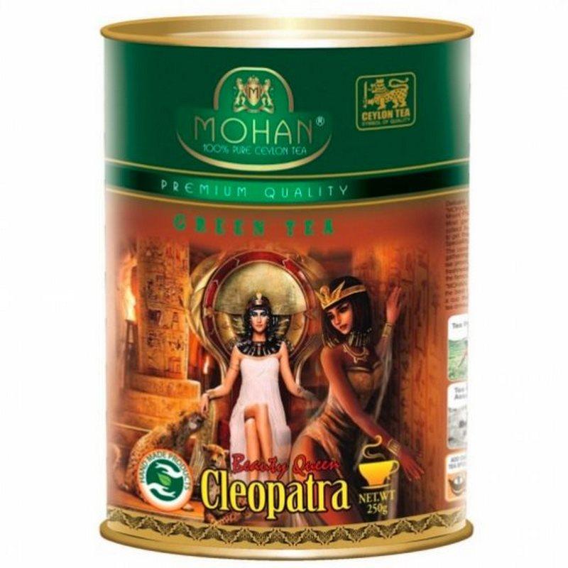 Чай зелений  в банці Клеопатра, королева краси  Mohan 250 гр