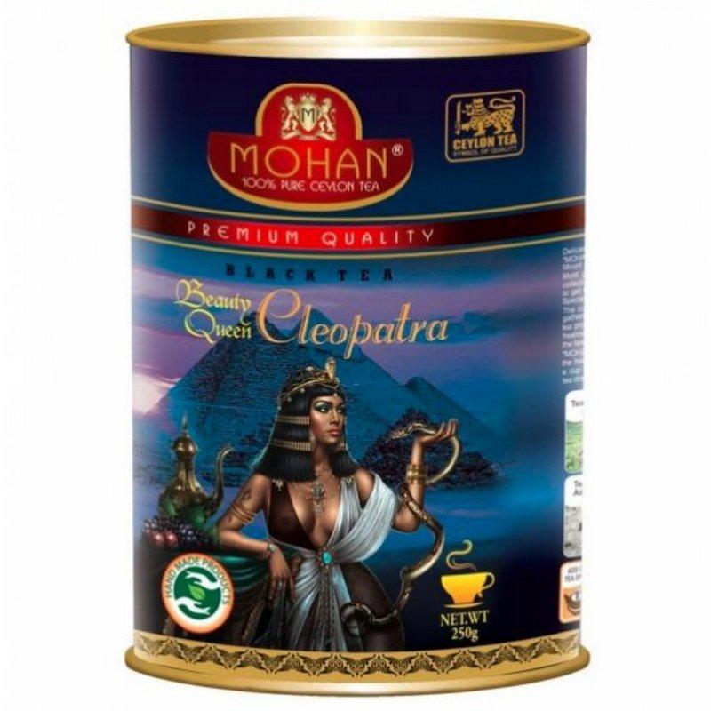 Черный чай Клеопатра, королева красоты в банке Mohan 250 гр - фото 1 - id-p1164312749