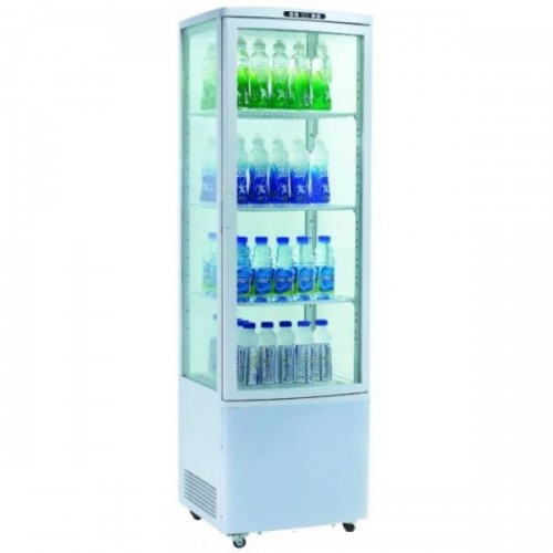 Шафа-вітрина холодильна підлогова FROSTY RT235L, white, фото 1