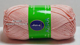 Нитки пряжа для в'язання бавовна Azira Victoria Азіра Вікторія № 3865 - рожево-тілесні