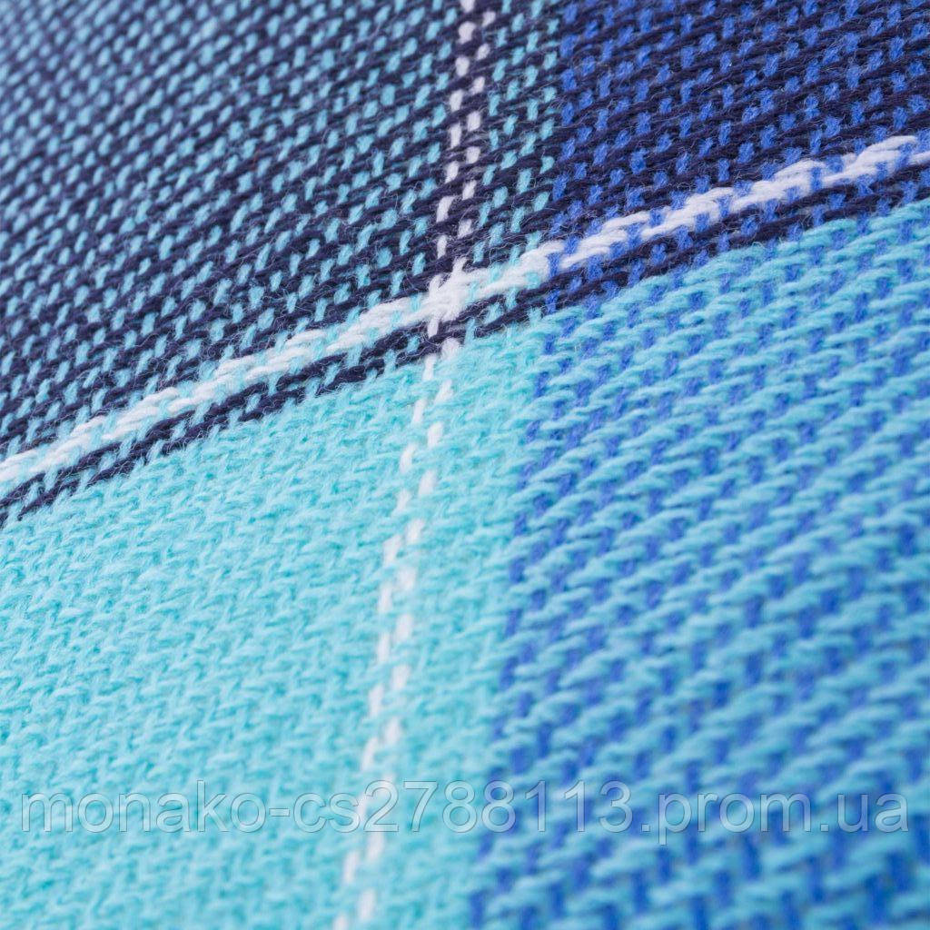 Коврик для пикника и пляжа водонепроницаемый Spokey Flannel 150х180 см, голубой в синюю клетку - фото 5 - id-p1164344589