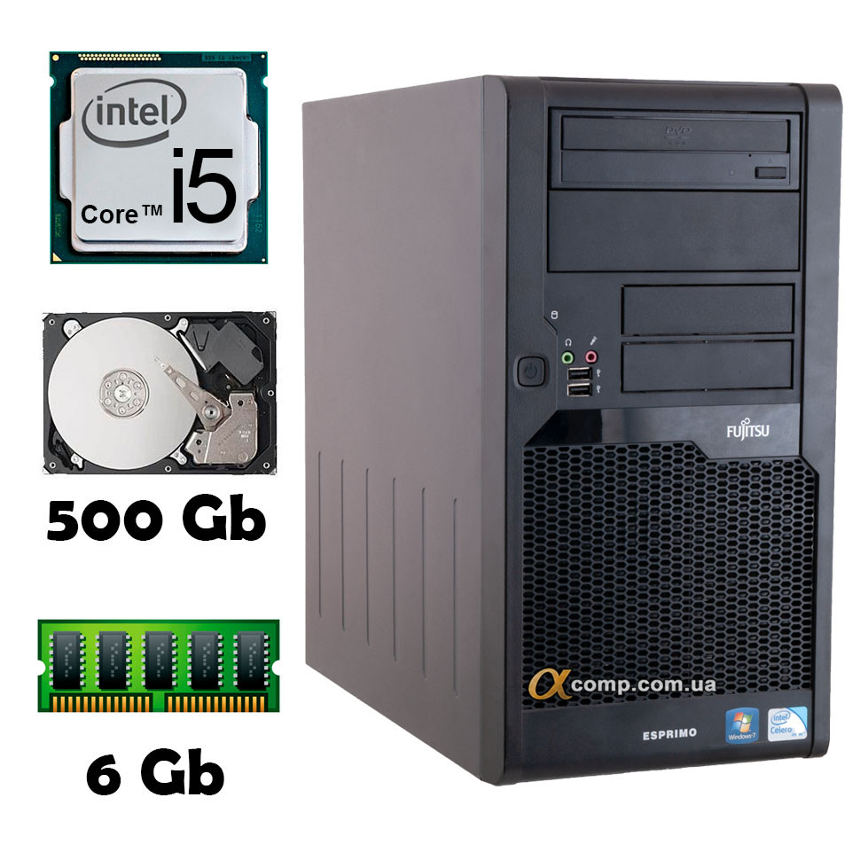 Комп'ютер Fujitsu P9900 (i5-650/6Gb/500Gb) БУ