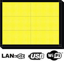 Бігуща строка  48х64см. (табло, екран) жовта світлодіодна