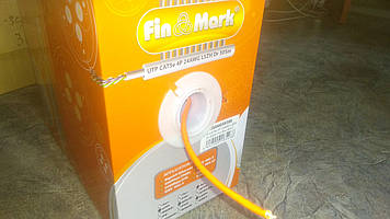 Кабель вита пара Finmark UTP негорючий, мідний,305м