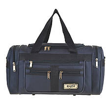 Дорожня сумка MAGDA 25х45х21 тканина поліестер 600Д колір синій кс18син, фото 2