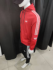 Чоловічий спортивний костюм Adidas з тканини лакосту (піке) Туреччина, фото 4