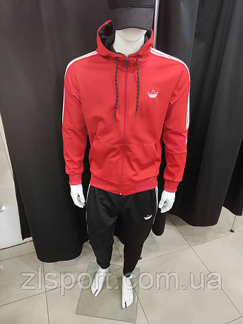 Чоловічий спортивний костюм Adidas з тканини лакосту (піке) Туреччина, фото 1