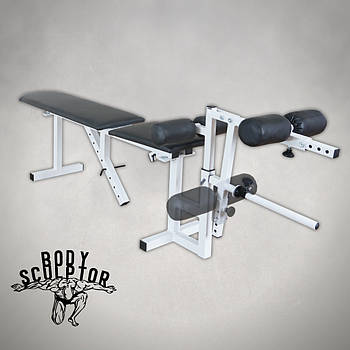 Лавка для жима регульована до 250 кг / Тренажер для ніг