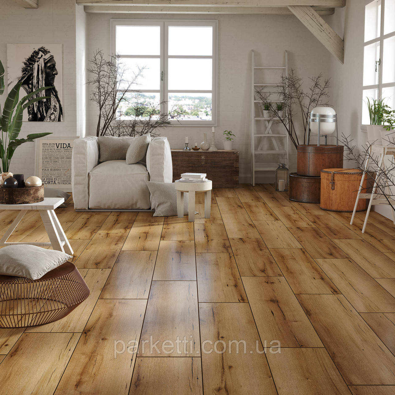 Classen 55045 Cassano Oak (Дуб Кассано), ламінат Elite 4V 8мм 33 клас, фото 1