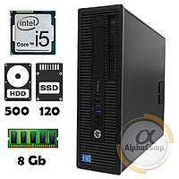 Комп'ютер HP 600 G1 (i5-4430/8Gb/500Gb/ssd 120Gb) БУ