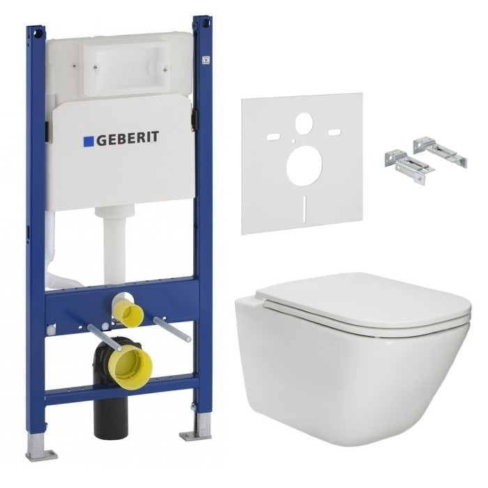 Підвісний унітаз ROCA GAP Rimless + інсталяція Geberit Duofix