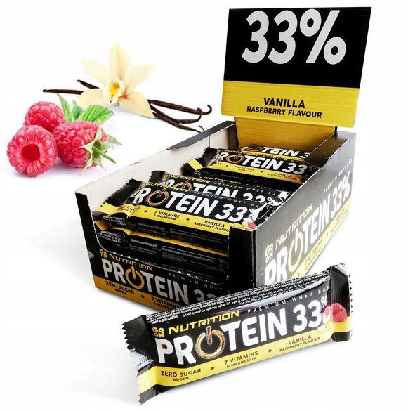 GO ON Nutrition Protein BAR 33% протеїновий батончик 12 шт x 50 грам (ваніль)
