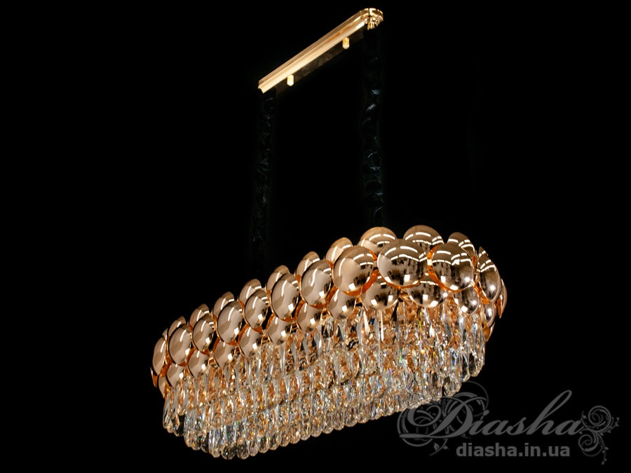 Люстра сучасна класична кришталева Diasha QS6608/800x350G
