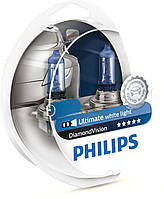 Галогенные лампы Philips Diamond Vision H3 12V 55W 12336DVS2