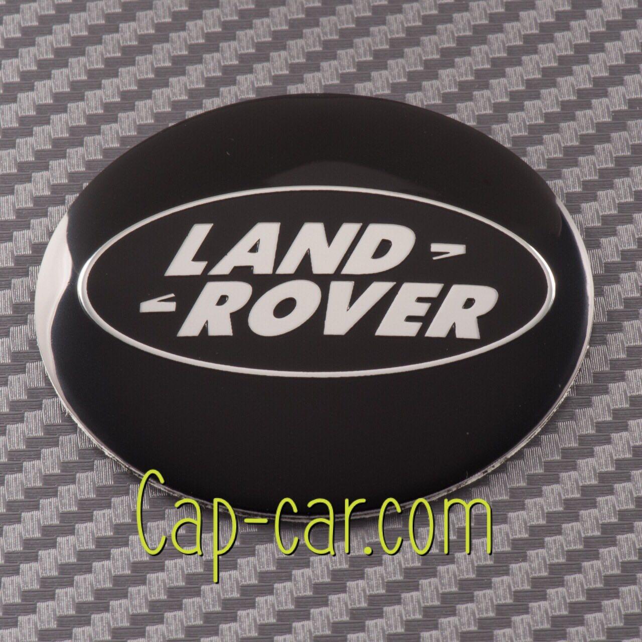 Наклейки 56мм для дисків з емблемою Land Rover (Ленд Ровер) Ціна визначається за набір з 4-х штук