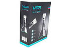 Машинка для стрижки волосся VGR V-002 з насадками, фото 4