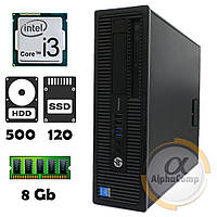 Комп'ютер HP EliteDesk 800 G1 SFF (i3-4130/8Gb/500Gb/ssd 120Gb) БУ