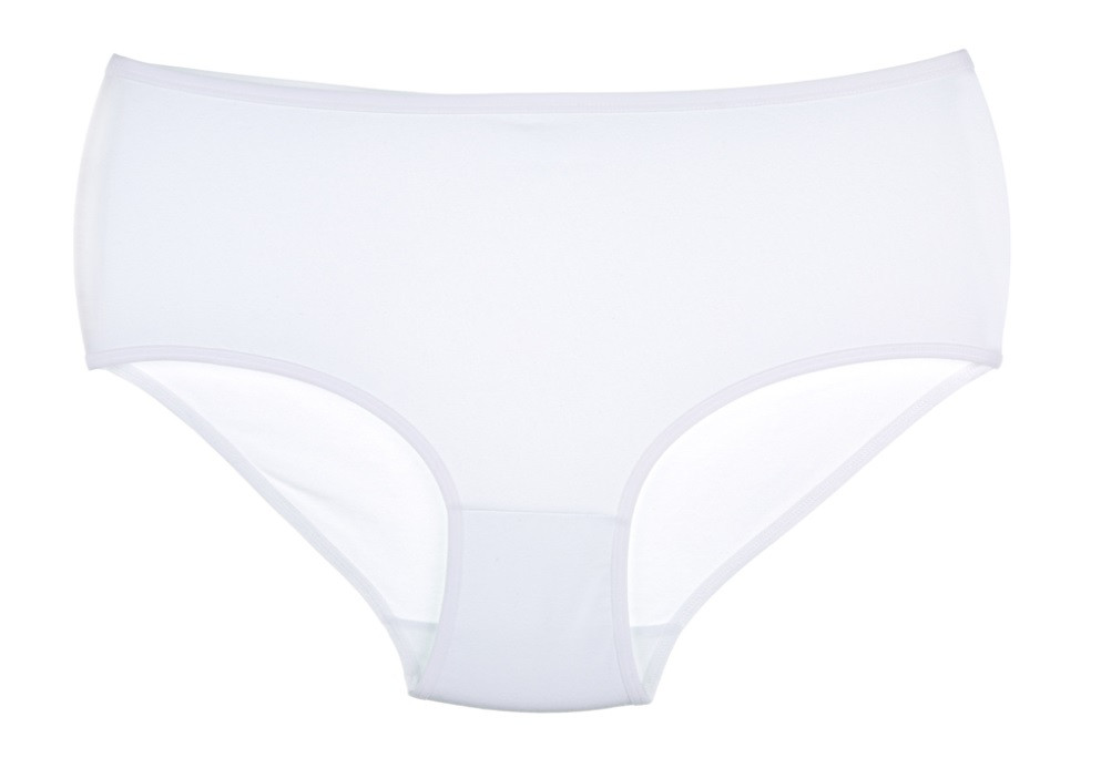 Трусики батали білі "Однотонні", розмір 6XL