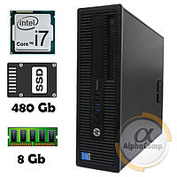 Комп'ютер HP EliteDesk 800 G1 SFF (i7 4770 • 8Gb • ssd 480Gb) БУ