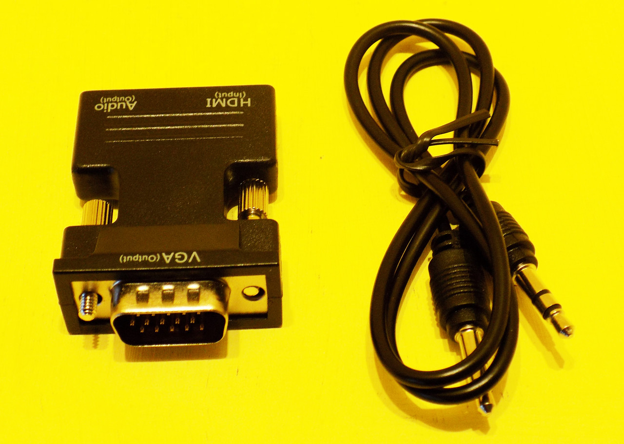 Перехідник HDMI to VGA + звук, фото 1