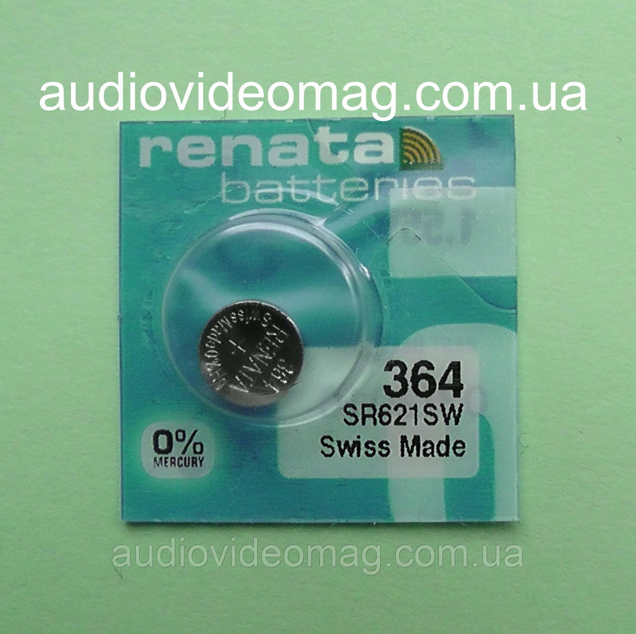 Батарейка Renata 364 (CR621SW) на оксиде серебра для часов - фото 1 - id-p215972084