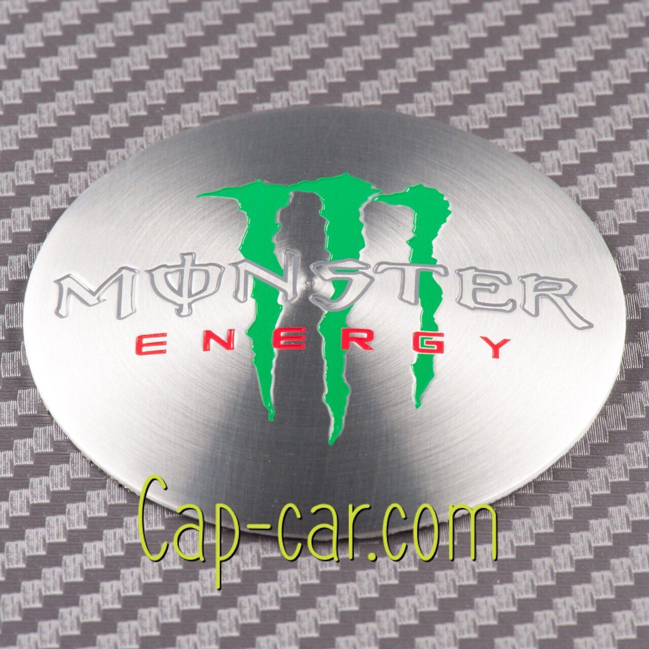 Наклейки для дисків з емблемою Monster Energy. 56мм ( Монстр енерджі ) Ціна вказана за комплект з 4-х штук