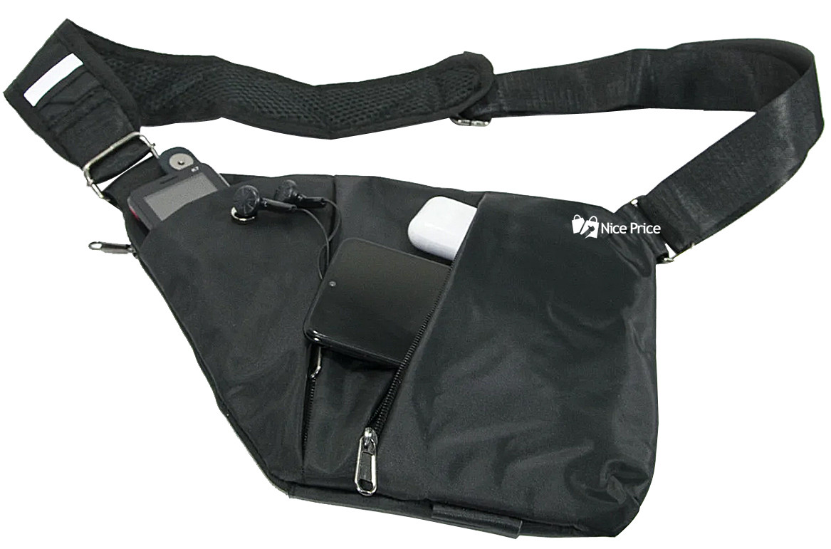 Чоловіча сумка-слінг-кобура Cross Body Black (4634), фото 1
