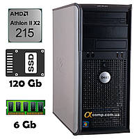 Комп'ютер Dell 580 (AMD Athlon II X2 215/6Gb/ssd 120Gb) БУ