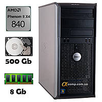 Комп'ютер Dell 580 (AMD Phenom II X4 840/8Gb/500Gb) БУ