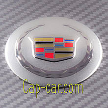 Наклейки для дисков с эмблемой Cadillac. 56мм ( кадиллак ) Цена указана за комплект из 4-х штук