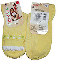 Шкарпетки літні для дівчинки, жовті, розмір 22, Дюна