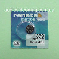 Батарейка Renata 379 (CR521SW) на оксид срібла для годинника