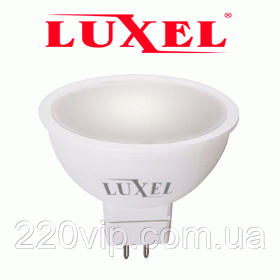 Лампа MR16 10W GU5,3 4000K (014-NE) Luxel led, нейтральне світло, світлодіодна Люксел, лампочка у світильник