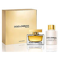 Женский подарочный набор Dolce & Gabbana The One for Women парфюмированная вода 75ml + лосьон для тела 100ml