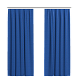 Тканина тефлон для скатертини шторськими штор гідрофобна No 4755 синя, фото 5