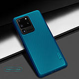 Nillkin Samsung Galaxy S20 Ultra Super Frosted Blue Shield Чохол Накладка Бампер, фото 4