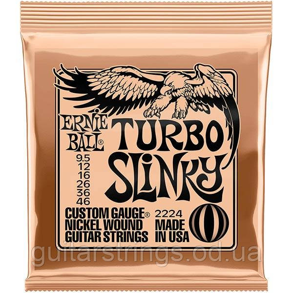 Струни Ernie Ball 2224 Turbo Slinky 9.5-46, фото 1