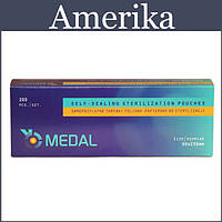 Пакет для стерилизации, пакет для стерилізацїї 90*230 мм , 200 шт (Medal)