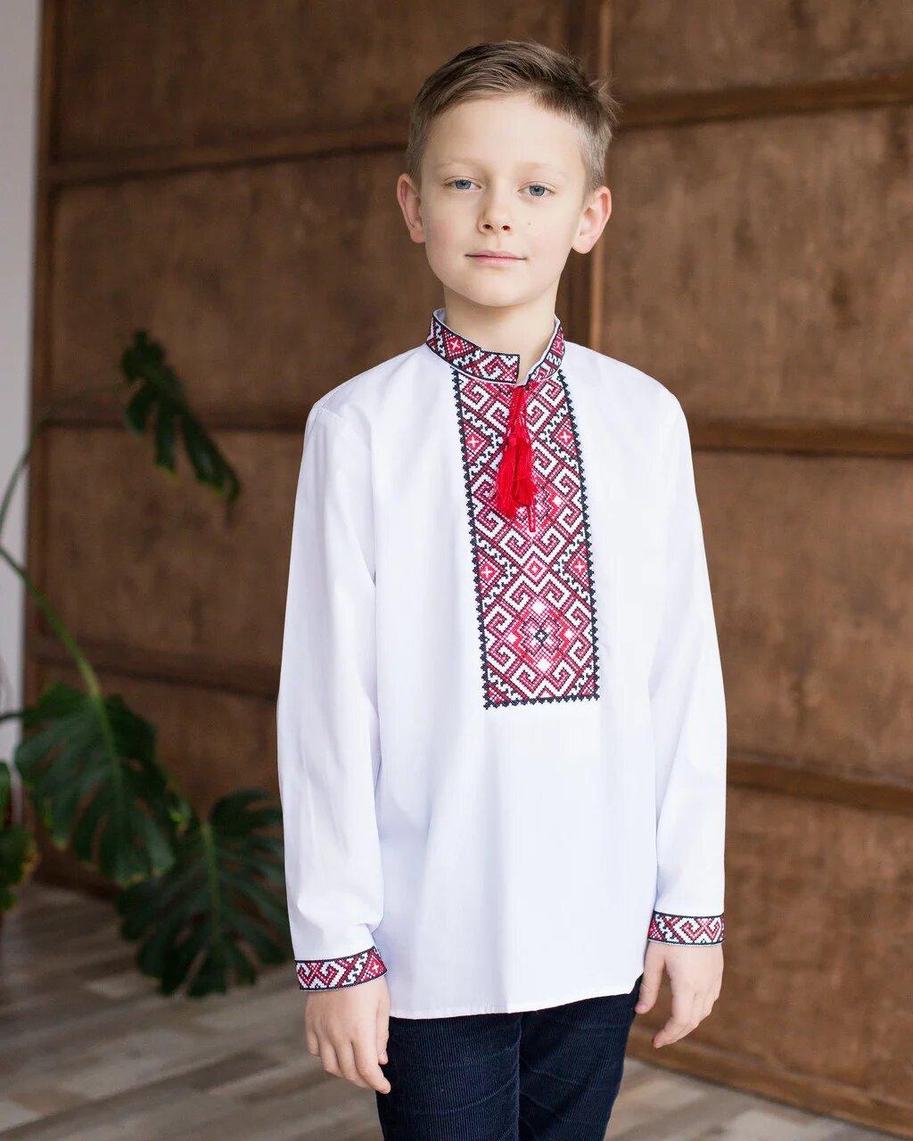 Вишиванка для хлопчика класична р.086.--152.
