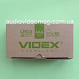 Батарейка VIDEX LR03 ААА 1.5 V лужна Alkaline микропальчиковая, фото 4