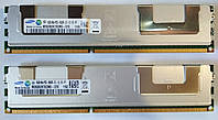 32gb 2x16gb DDR3 1333 Samsung PC3 10600R REG ECC RAM Серверная память