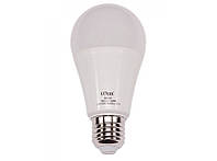 Лампа A60 15W 220V E27 4000K (065-NE) Luxel led, нейтральный свет, светодиодная Люксел лампочка шар