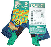 Шкарпетки для хлопчика, сині з жирафом, р. 8-10, Дюна