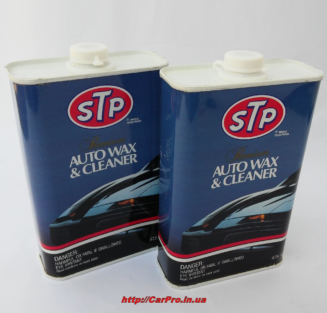 Полироль для очистки и защиты кузова и хрома STP PREMIUM Auto WAX & CLEANER 475мл. - фото 3 - id-p245759097