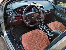Накидки на сиденья автомобиля AVторитет передний комплект ШИРОКИЕ в салоне Mitsubishi 1